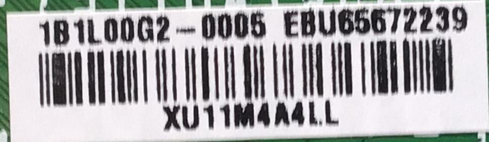 MAIN PARA TV LG / NUMERO DE PARTE EBU65672239 / EAX68209006 / 1B1L00G2-0005 / XU11M4A4LL / MODELO 43LM5700DUA - Imagen 3